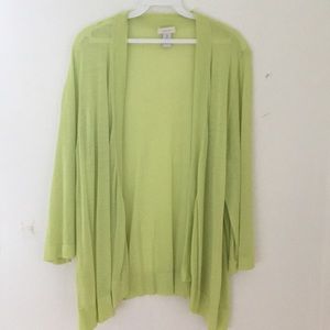 Chicos Lime Green Sweater